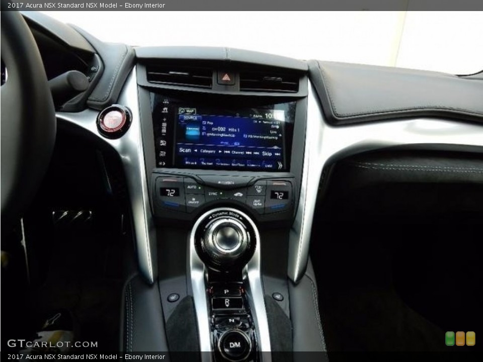 Ebony Interior Controls for the 2017 Acura NSX  #138676932
