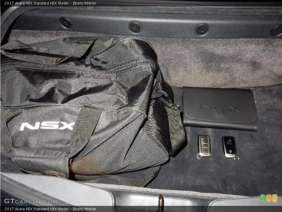 Ebony Interior Trunk for the 2017 Acura NSX  #138677328
