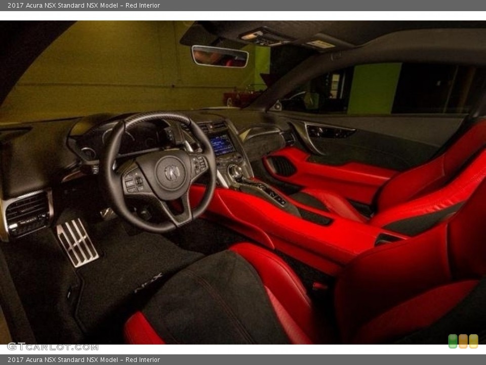 Red Interior Photo for the 2017 Acura NSX  #138677430