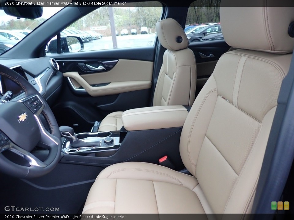 Jet Black/Maple Sugar Interior Photo for the 2020 Chevrolet Blazer Premier AWD #138679353