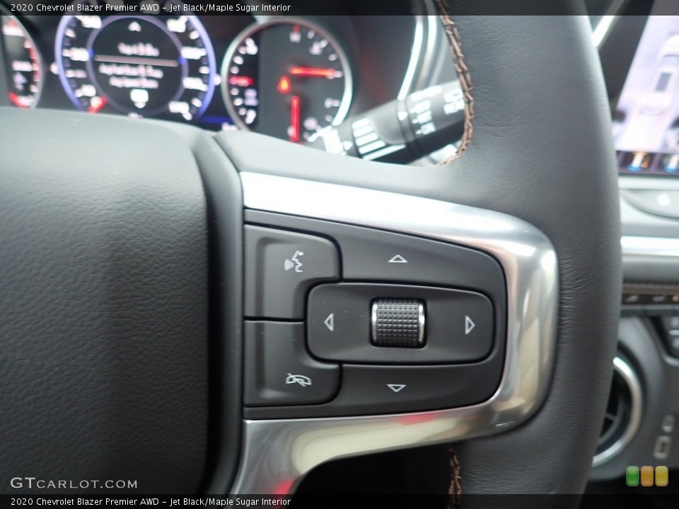 Jet Black/Maple Sugar Interior Steering Wheel for the 2020 Chevrolet Blazer Premier AWD #138679491