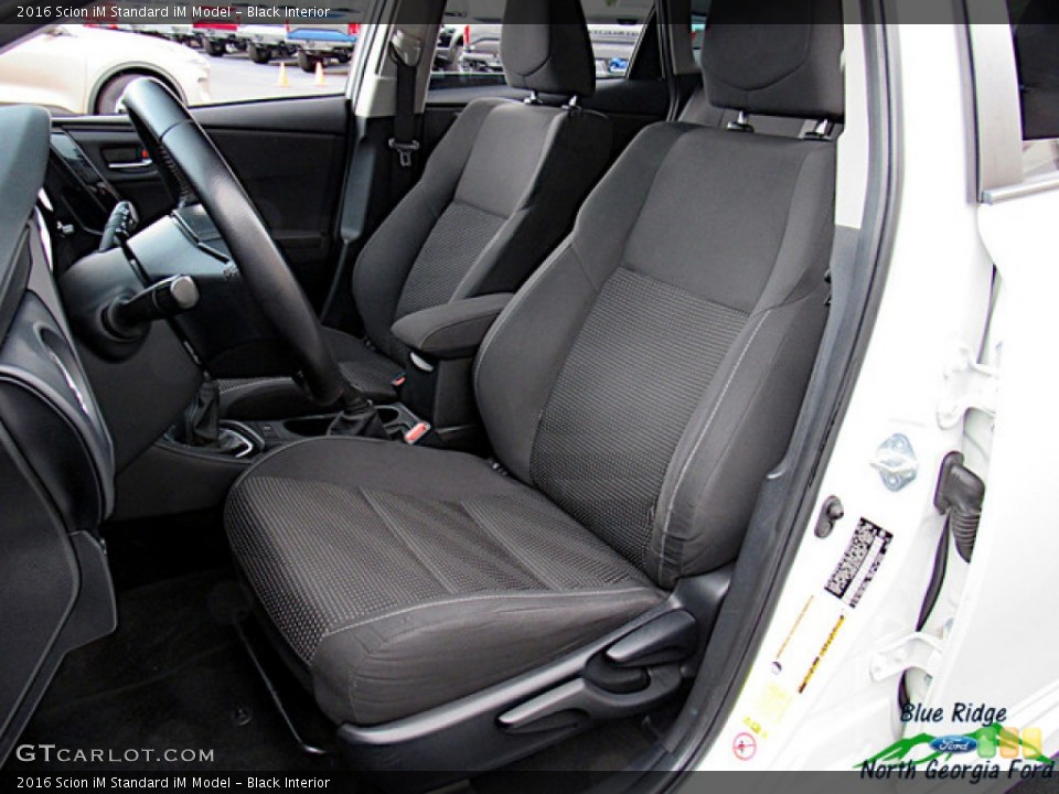 Black Interior Front Seat for the 2016 Scion iM  #138681420