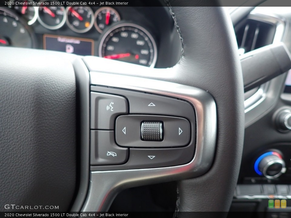 Jet Black Interior Steering Wheel for the 2020 Chevrolet Silverado 1500 LT Double Cab 4x4 #138681522
