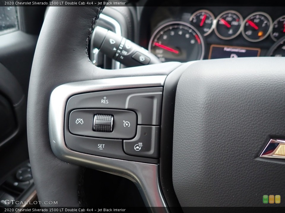 Jet Black Interior Steering Wheel for the 2020 Chevrolet Silverado 1500 LT Double Cab 4x4 #138681540