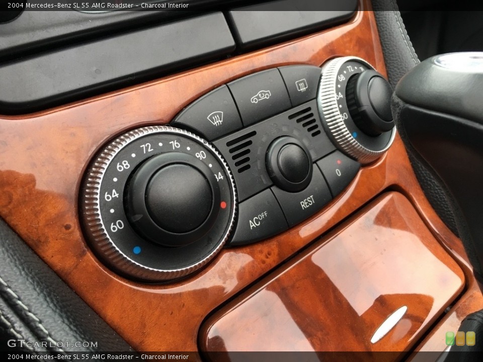 Charcoal Interior Controls for the 2004 Mercedes-Benz SL 55 AMG Roadster #138682788