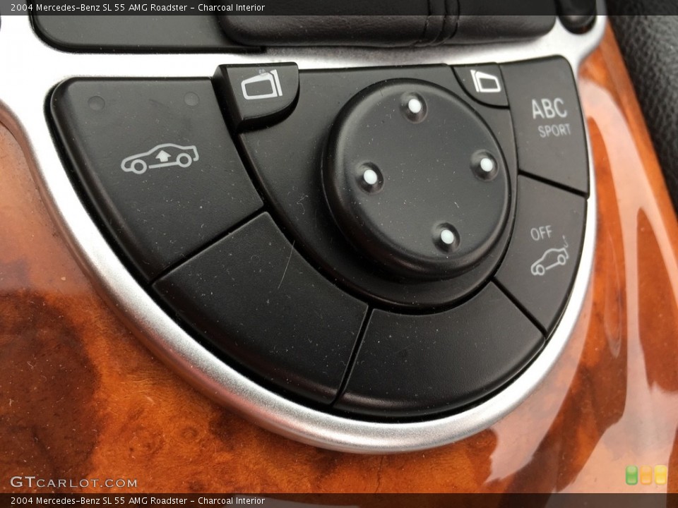 Charcoal Interior Controls for the 2004 Mercedes-Benz SL 55 AMG Roadster #138682899