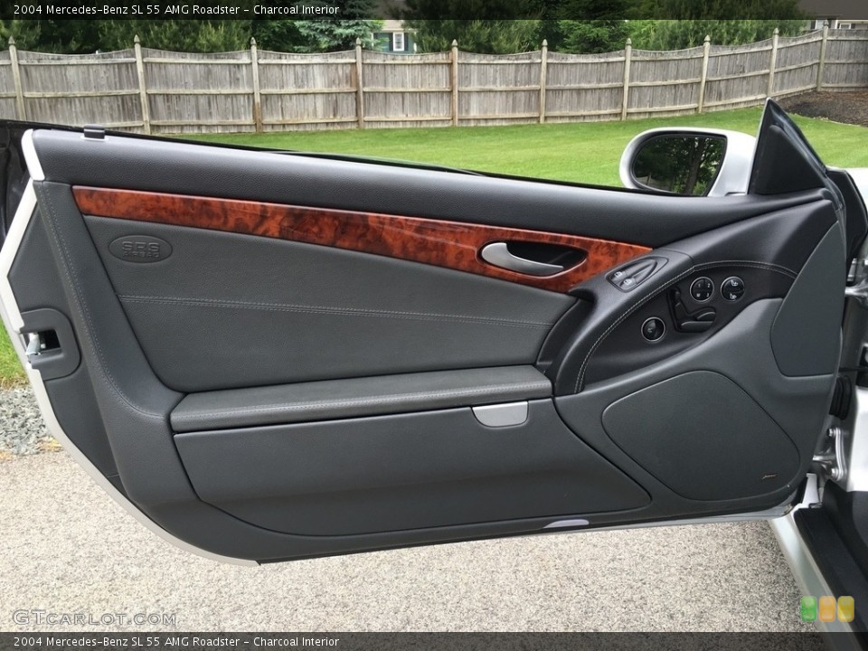 Charcoal Interior Door Panel for the 2004 Mercedes-Benz SL 55 AMG Roadster #138683097