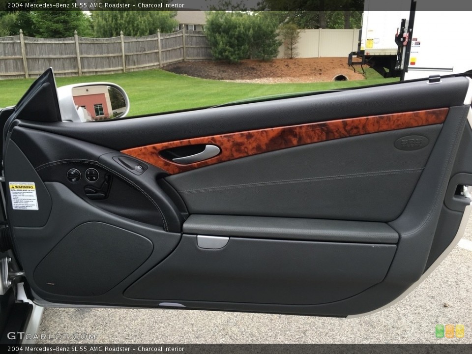 Charcoal Interior Door Panel for the 2004 Mercedes-Benz SL 55 AMG Roadster #138683121