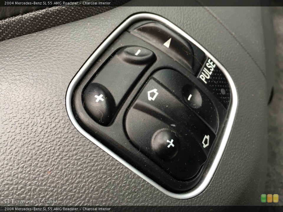 Charcoal Interior Controls for the 2004 Mercedes-Benz SL 55 AMG Roadster #138683472