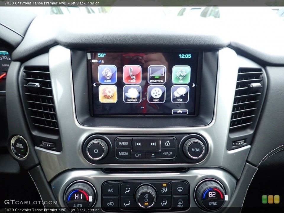 Jet Black Interior Controls for the 2020 Chevrolet Tahoe Premier 4WD #138684006