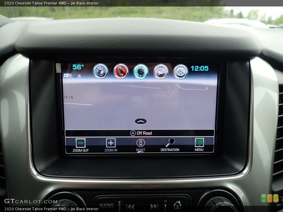Jet Black Interior Navigation for the 2020 Chevrolet Tahoe Premier 4WD #138684033