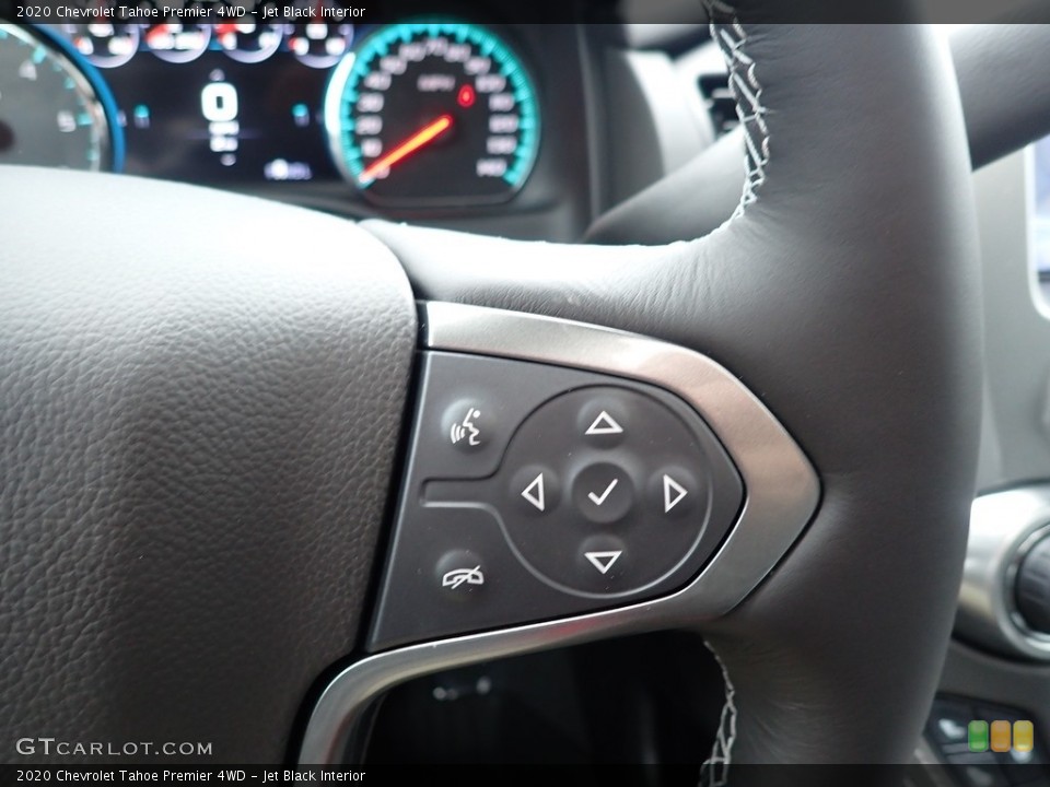 Jet Black Interior Steering Wheel for the 2020 Chevrolet Tahoe Premier 4WD #138684090