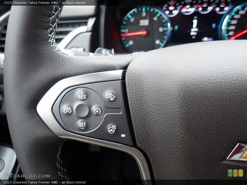 Jet Black Interior Steering Wheel for the 2020 Chevrolet Tahoe Premier 4WD #138684117