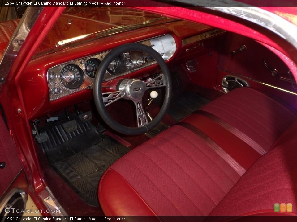Red Interior Front Seat for the 1964 Chevrolet El Camino  #138684882