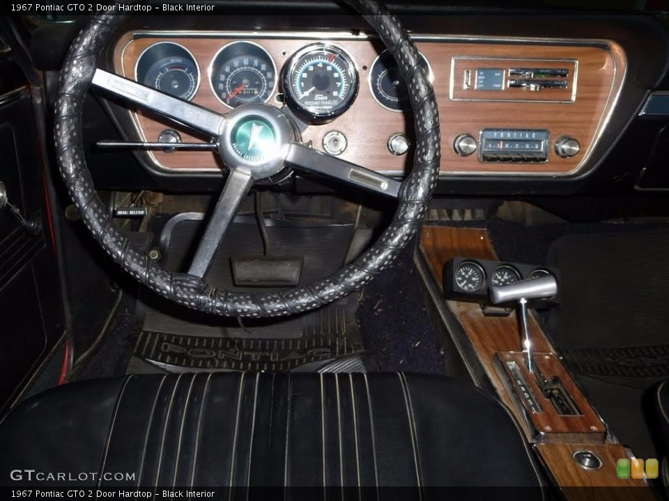 Black Interior Dashboard for the 1967 Pontiac GTO 2 Door Hardtop #138686460