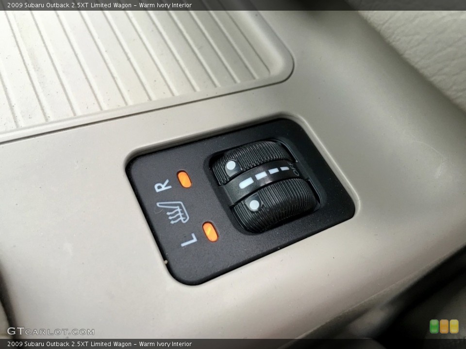 Warm Ivory Interior Controls for the 2009 Subaru Outback 2.5XT Limited Wagon #138686748