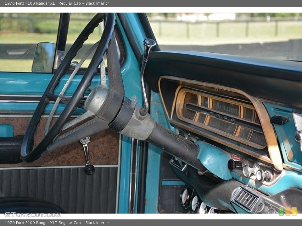 Black Interior Dashboard for the 1970 Ford F100 Ranger XLT Regular Cab #138689772