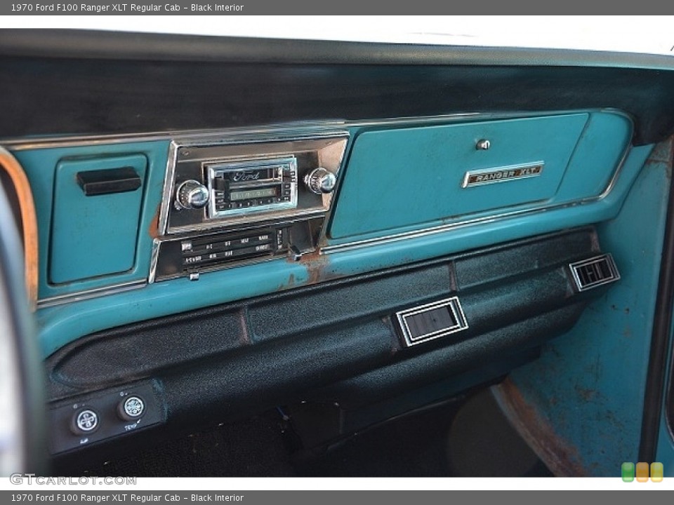 Black Interior Controls for the 1970 Ford F100 Ranger XLT Regular Cab #138689877