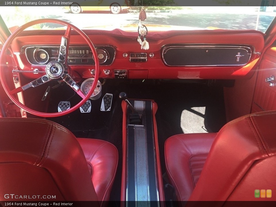 Red Interior Photo for the 1964 Ford Mustang Coupe #138691158