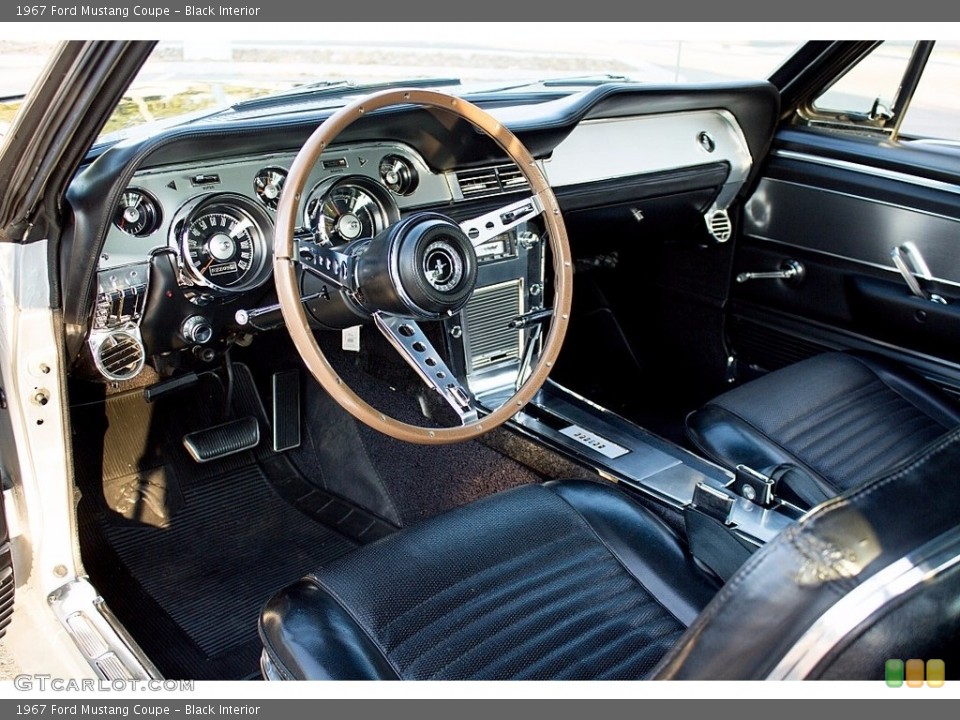 Black Interior Photo for the 1967 Ford Mustang Coupe #138691992