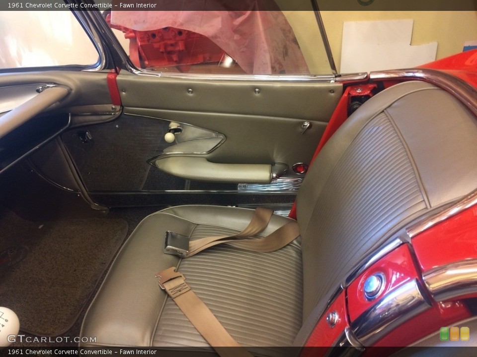 Fawn 1961 Chevrolet Corvette Interiors