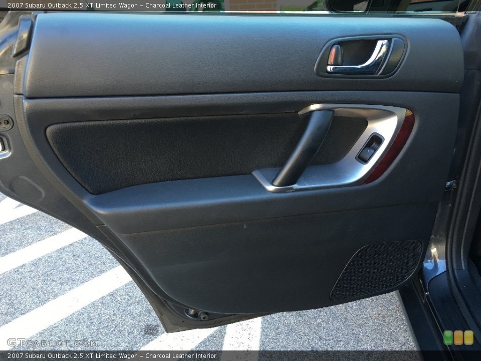 Charcoal Leather Interior Door Panel for the 2007 Subaru Outback 2.5 XT Limited Wagon #138694857