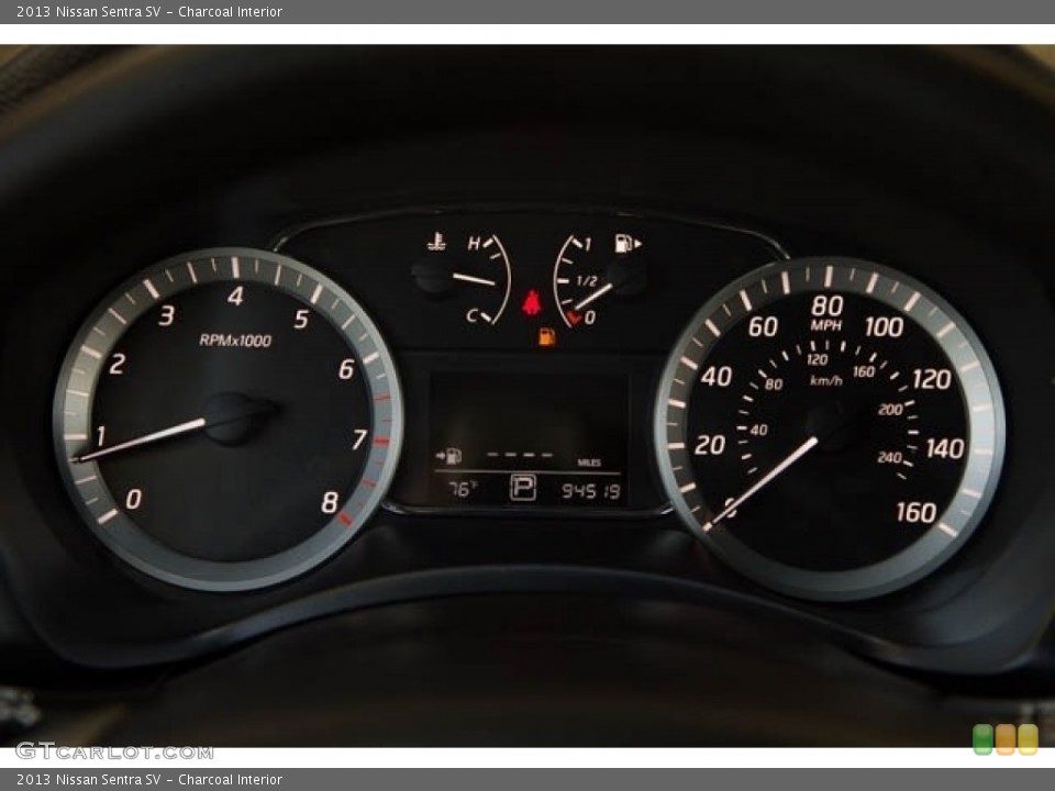 Charcoal Interior Gauges for the 2013 Nissan Sentra SV #138694950