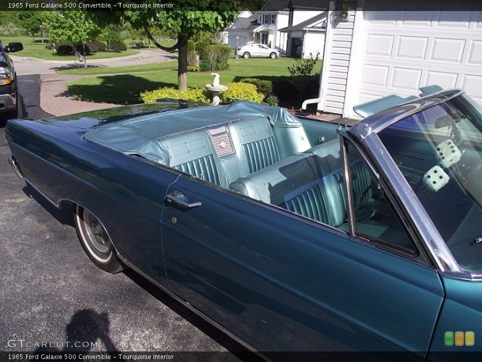 Tourquoise Interior Rear Seat for the 1965 Ford Galaxie 500 Convertible #138695975