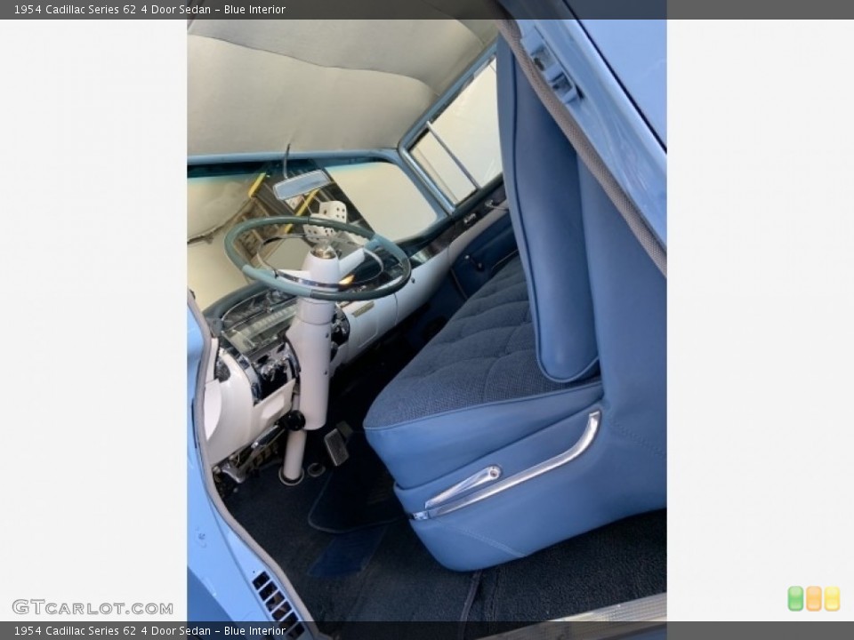 Blue Interior Photo for the 1954 Cadillac Series 62 4 Door Sedan #138696021