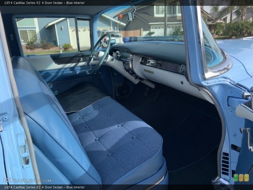 Blue 1954 Cadillac Series 62 Interiors