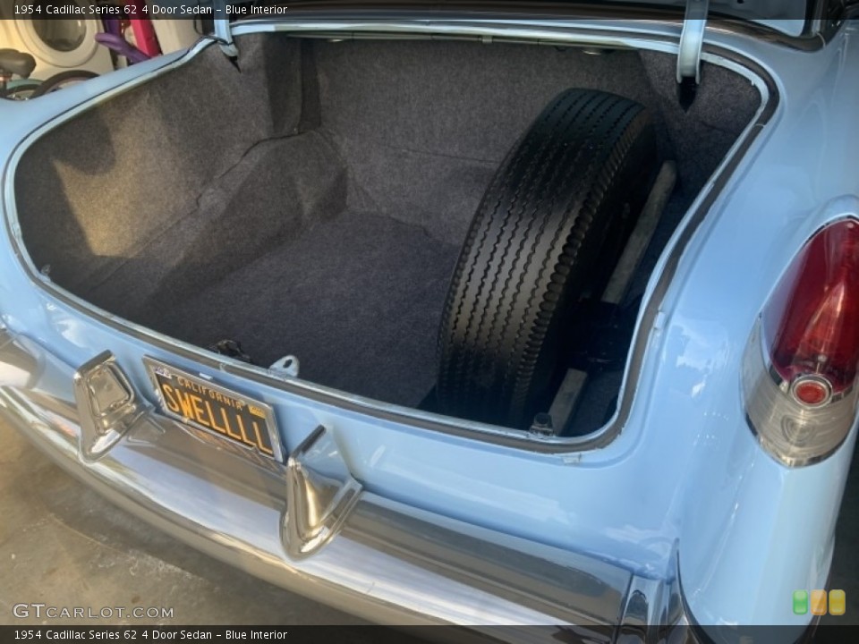 Blue Interior Trunk for the 1954 Cadillac Series 62 4 Door Sedan #138696330