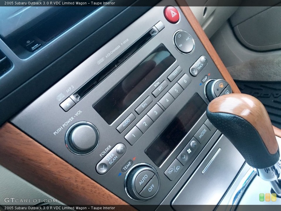 Taupe Interior Controls for the 2005 Subaru Outback 3.0 R VDC Limited Wagon #138697371