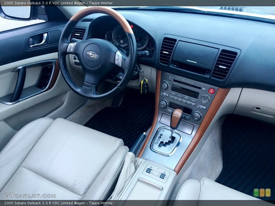 Taupe Interior Dashboard for the 2005 Subaru Outback 3.0 R VDC Limited Wagon #138697641