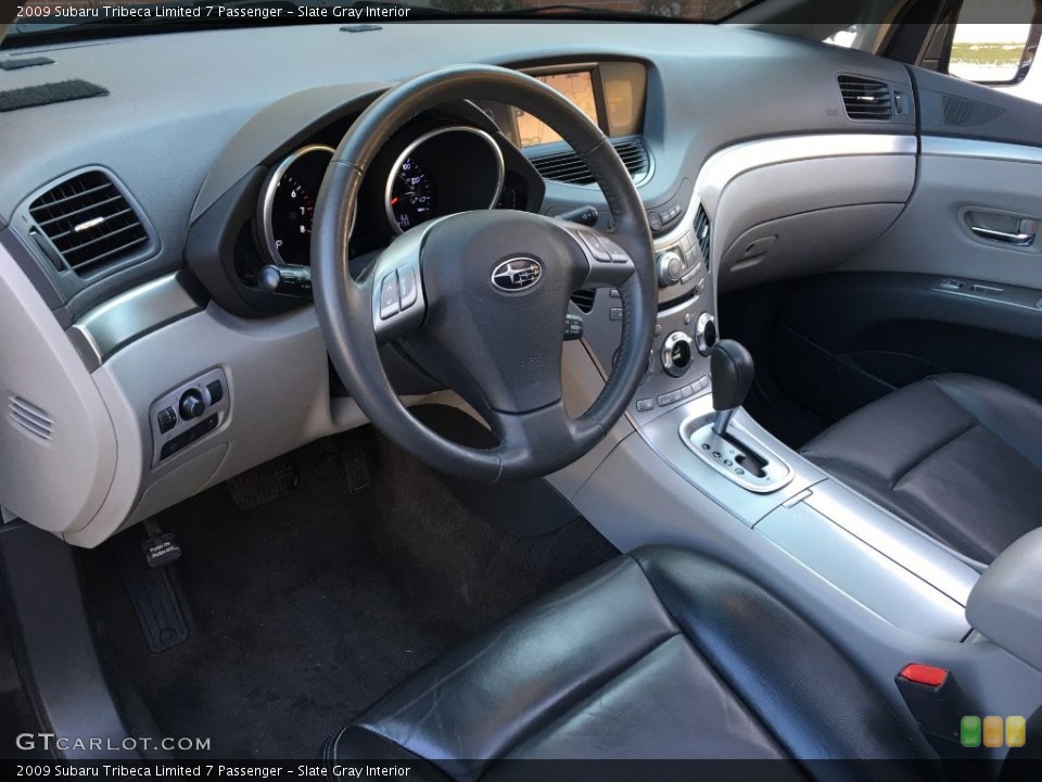 Slate Gray 2009 Subaru Tribeca Interiors