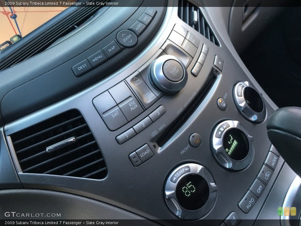 Slate Gray Interior Controls for the 2009 Subaru Tribeca Limited 7 Passenger #138699846