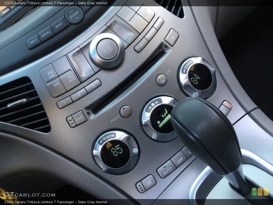 Slate Gray Interior Controls for the 2009 Subaru Tribeca Limited 7 Passenger #138700035