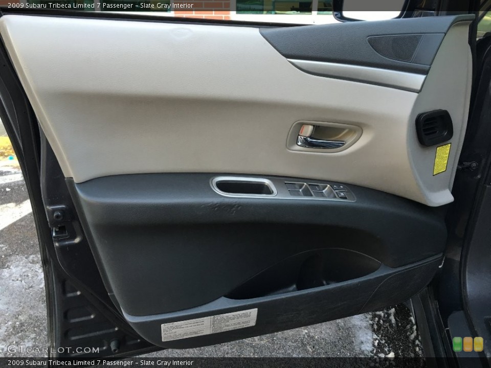 Slate Gray Interior Door Panel for the 2009 Subaru Tribeca Limited 7 Passenger #138700302