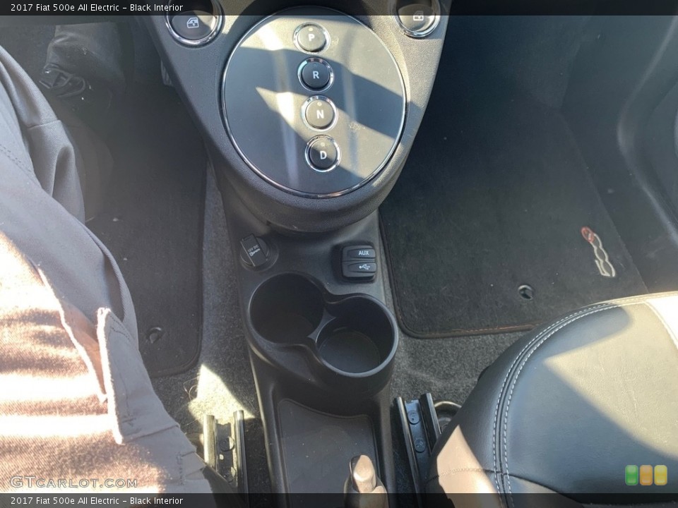 Black Interior Transmission for the 2017 Fiat 500e All Electric #138701913