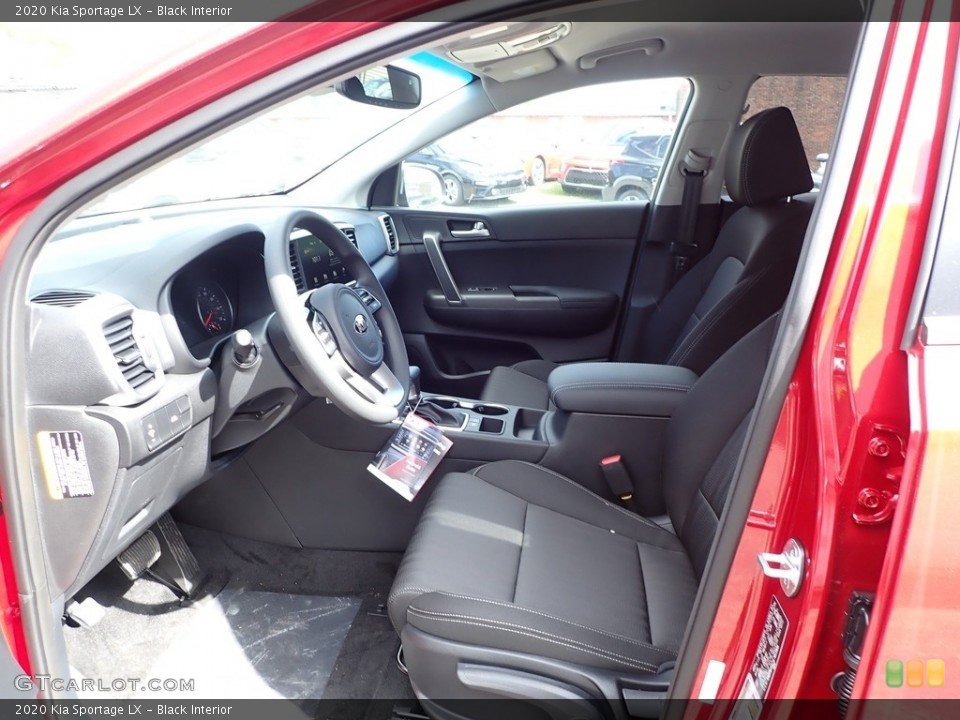 Black Interior Front Seat for the 2020 Kia Sportage LX #138702987