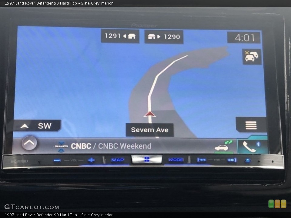 Slate Grey Interior Navigation for the 1997 Land Rover Defender 90 Hard Top #138703008