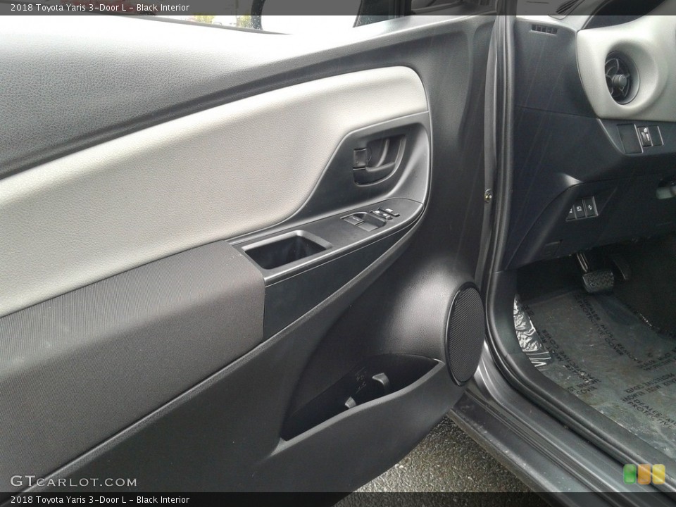 Black Interior Door Panel for the 2018 Toyota Yaris 3-Door L #138704301
