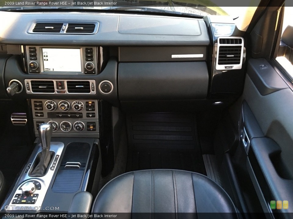 Jet Black/Jet Black Interior Dashboard for the 2009 Land Rover Range Rover HSE #138704811