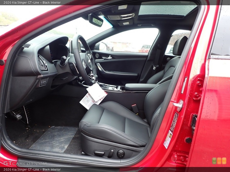 Black Interior Front Seat for the 2020 Kia Stinger GT-Line #138704850