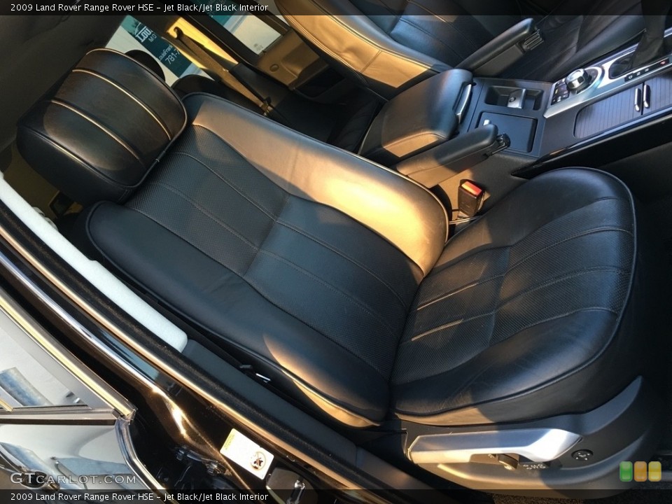 Jet Black/Jet Black Interior Front Seat for the 2009 Land Rover Range Rover HSE #138704916