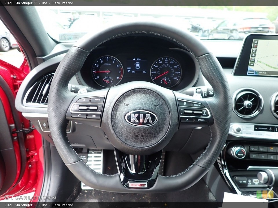 Black Interior Steering Wheel for the 2020 Kia Stinger GT-Line #138704949