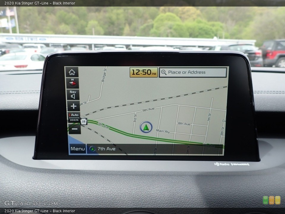 Black Interior Navigation for the 2020 Kia Stinger GT-Line #138704973