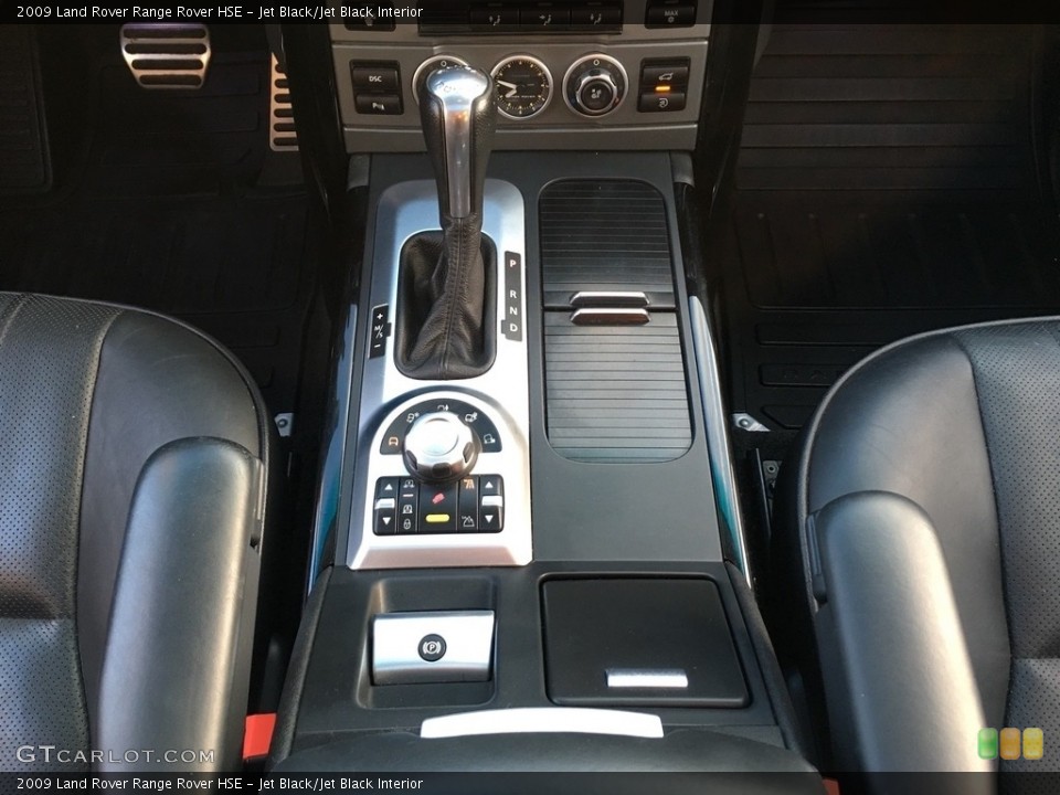 Jet Black/Jet Black Interior Controls for the 2009 Land Rover Range Rover HSE #138705141