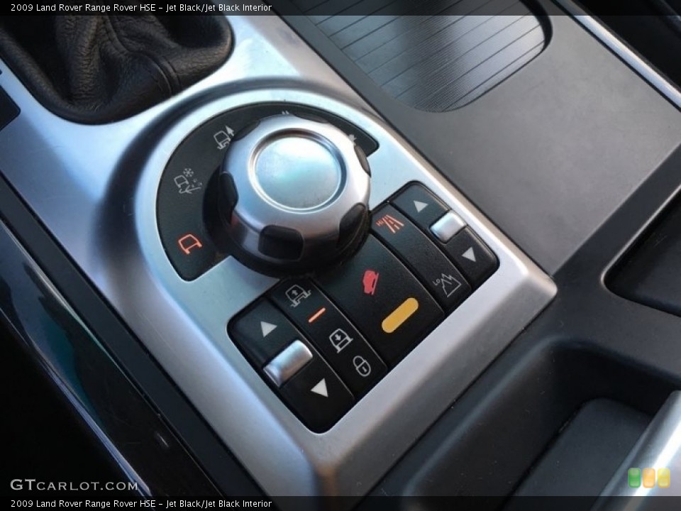 Jet Black/Jet Black Interior Controls for the 2009 Land Rover Range Rover HSE #138705180