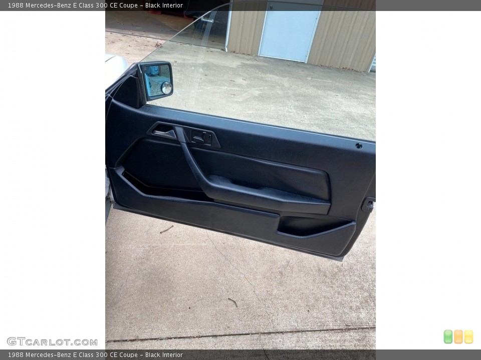 Black Interior Door Panel for the 1988 Mercedes-Benz E Class 300 CE Coupe #138705194