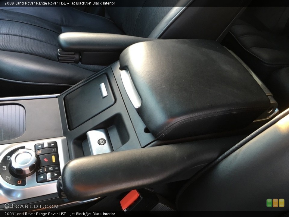 Jet Black/Jet Black Interior Controls for the 2009 Land Rover Range Rover HSE #138705201